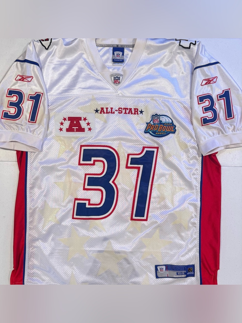 Vintage 2004 Reebok NFL Pro Bowl Priest Holmes NFL Football Jersey size 54